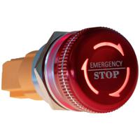 Joy-it Button22NA-01 Button22NA-01 Noodstopknop Mechanische vergrendeling Rood, Groen (Ø x h) 21.90 mm x 46.50 mm IK10, IP67 1 stuk(s) - thumbnail