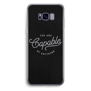 Capable: Samsung Galaxy S8 Plus Transparant Hoesje