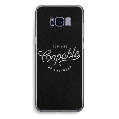 Capable: Samsung Galaxy S8 Plus Transparant Hoesje