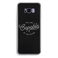 Capable: Samsung Galaxy S8 Plus Transparant Hoesje