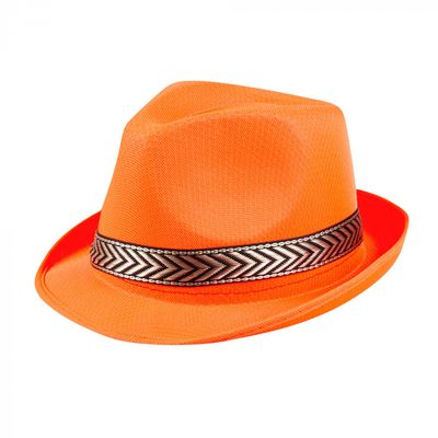 Hoed neon oranje
