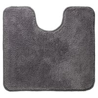 Sealskin Angora Toiletmat 55x60 cm Polyester Donkergrijs