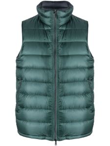 Herno gilet zippé à design réversible - Vert