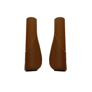 Falkx FALKX Brown Tone handvatten, bruin. Lengte 135/135mm (werkplaatsverpakking)