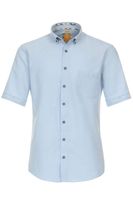 Redmond Casual Modern Fit Overhemd Korte mouw lichtblauw