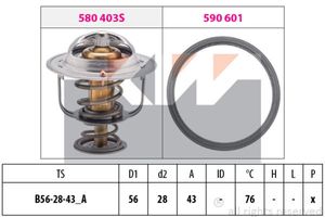 Kw Thermostaat 580 403