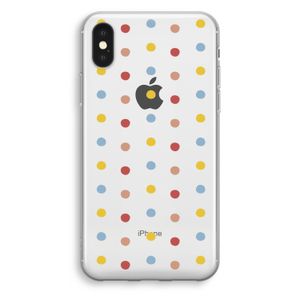 Bollen: iPhone XS Transparant Hoesje