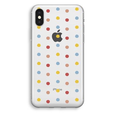 Bollen: iPhone XS Transparant Hoesje
