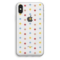 Bollen: iPhone XS Transparant Hoesje