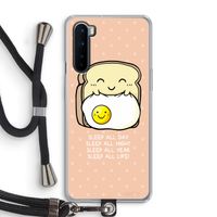 Sleep All Day: OnePlus Nord Transparant Hoesje met koord