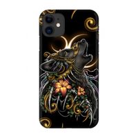 Huilende Wolf: Volledig geprint iPhone 11 Hoesje