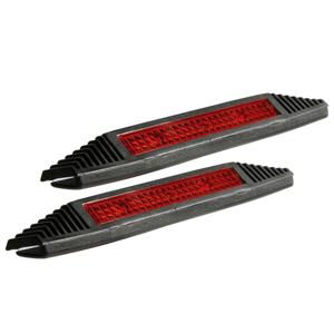 Carpoint Deurstripset Zwart 2 stuks 140 mm 2237802