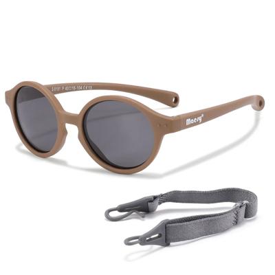 Maesy Kinderzonnebril Noah - 0 t/m 2 jaar Taupe bruin