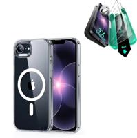 iPhone 17e Bundle Classic Hybrid Magnetic Case & Armorite® Screen Protector - Clear