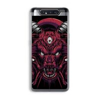 Hell Hound and Serpents: Samsung Galaxy A80 Transparant Hoesje