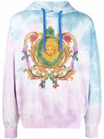 Versace Jeans Couture hoodie à imprimé baroque - Bleu - thumbnail