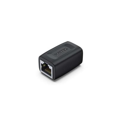 UNITEK A1026BK tussenstuk voor kabels RJ-45 Zwart