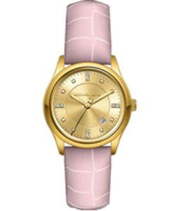 Horlogeband Michael Kors MK2549 Leder Roze 18mm