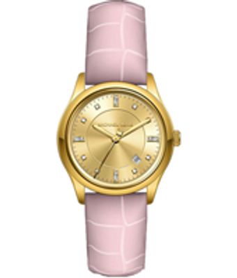 Horlogeband Michael Kors MK2549 Leder Roze 18mm