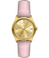 Horlogeband Michael Kors MK2549 Leder Roze 18mm