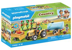 PLAYMOBIL Country - Tractor met aanhanger en watertank constructiespeelgoed 71442