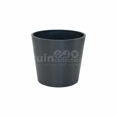 Bloempot Ecostone Zwart Ø18cm