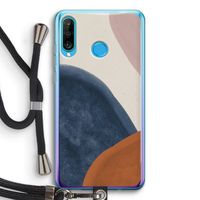 Geo #1: Huawei P30 Lite Transparant Hoesje met koord