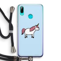Eenhoorn: Huawei P Smart (2019) Transparant Hoesje met koord