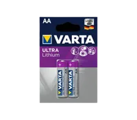 Varta Ultra Lithium AA 2-pack Batterijen