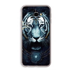 Darkness Tiger: Samsung Galaxy J4 Plus Transparant Hoesje