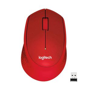 Logitech M330 Silent Plus Muis Radiografisch Optisch Rood 3 Toetsen 1000 dpi