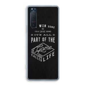 Life: Sony Xperia 5 II Transparant Hoesje