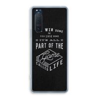 Life: Sony Xperia 5 II Transparant Hoesje