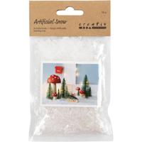 Creativ Company Kunstsneeuw, wit glitter, 50 gr/ 1 zak