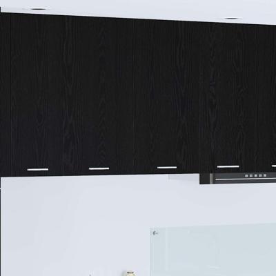 Hangkast Riga Zwart Eiken 80 x 31 x 80 cm Bewerkt hout Hangkast Riga Zwart Eiken 80 x 31 x 80 cm Bewerkt hout