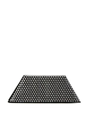 Amina Muaddi mini sac Super Amini à ornements en cristal - Noir