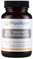 Proviform Vitamine B12 1000mcg methylcobalamine 90 Zuigtabletten