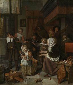 Het Sint-Nicolaasfeest van Jan Steen