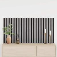 Akoestische wandpanelen 2 st latten 60,5x60 cm eikenfineer