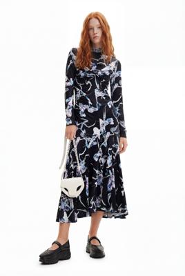 Slim fit midi-jurk Maitrepierre - BLACK - XL