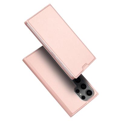 Dux Ducis Samsung Galaxy S25 Ultra - Slim bookcase hoesje - Lichtroze