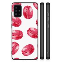 Samsung Galaxy A51 Silicone Case Pink Macarons