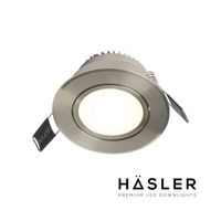 Häsler Inbouwspot Tordera Incl. Fase Aansnijding Dimbaar 8 cm 4 Watt Warm Wit RVS Set - Set 1 Spot