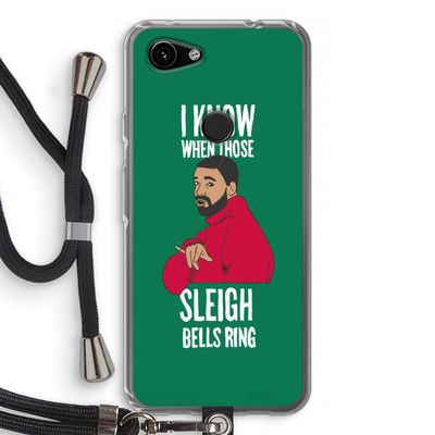Sleigh Bells Ring: Pixel 3a Transparant Hoesje met koord