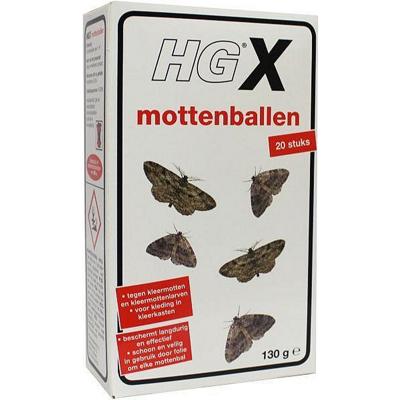 HG x mottenballen 20 stuks