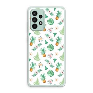 Ananas bladeren: Samsung Galaxy A52s 5G Transparant Hoesje