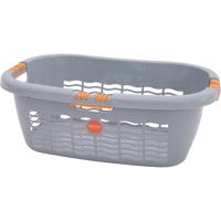 Siena HOME Aversa Siena home wasmand „Aversa” 65 cm zilvergrijs