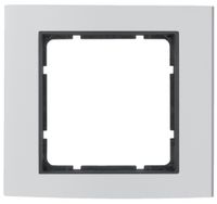 Hager 10113004 veiligheidsplaatje voor stopcontacten Aluminium, Wit