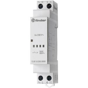 Finder 13.81.8.230.0000 Stroomstootschakelaar DIN-rail 1x NO 230 V/AC 3700 VA 1 stuk(s)