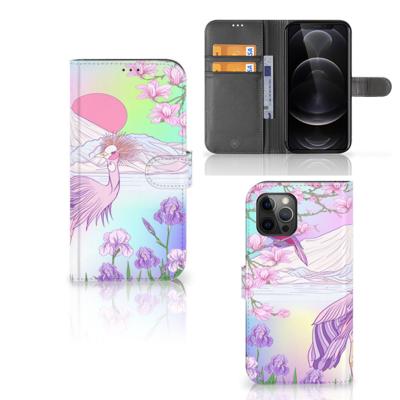 Apple iPhone 12 Pro Max | Telefoonhoesje | Met pasjeshouder | Bird